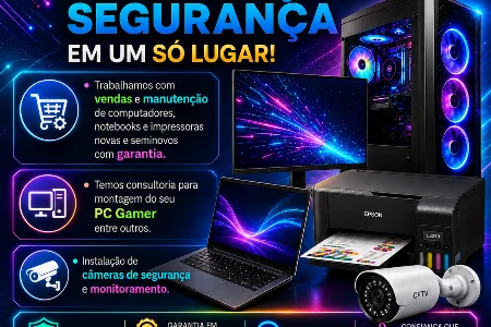 Manutenção de impressoras, Notebooks e computadores