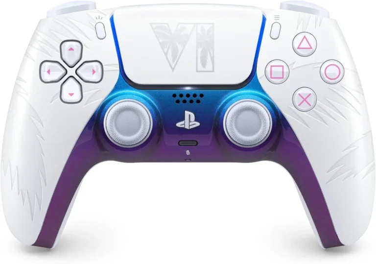 Controle sem fio DualSense® branco – Edição limitada do Grand Theft Auto VI