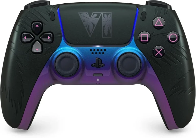 Controle sem fio DualSense® preto – Edição limitada do Grand Theft Auto VI
