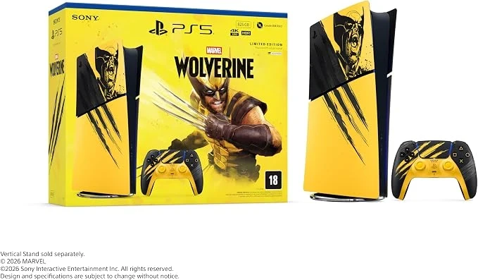 PlayStation®5 Edição Digital – Marvel’s Wolverine Pacote de Edição Limitada Amarelo