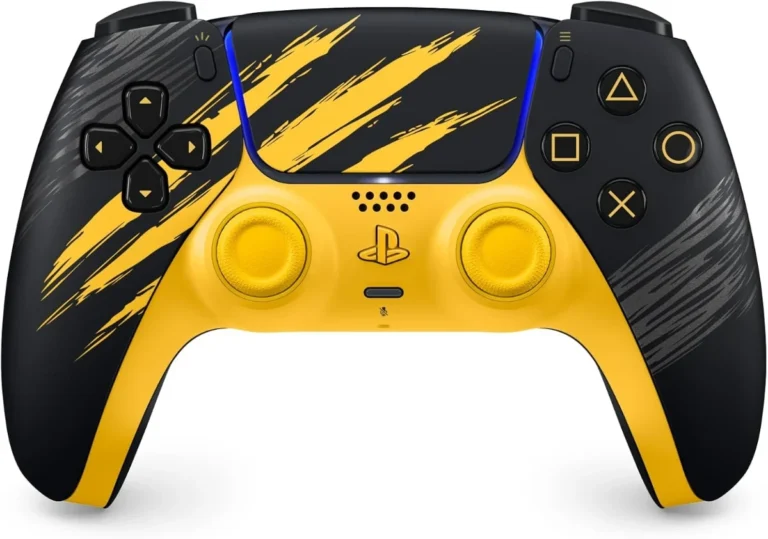 Controle sem fio DualSense® – Edição Limitada Amarelo Marvel’s Wolverine